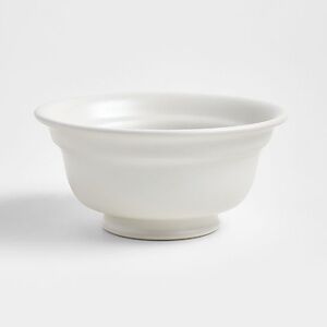 New! Crate&Barrel White Stoneware Bowl